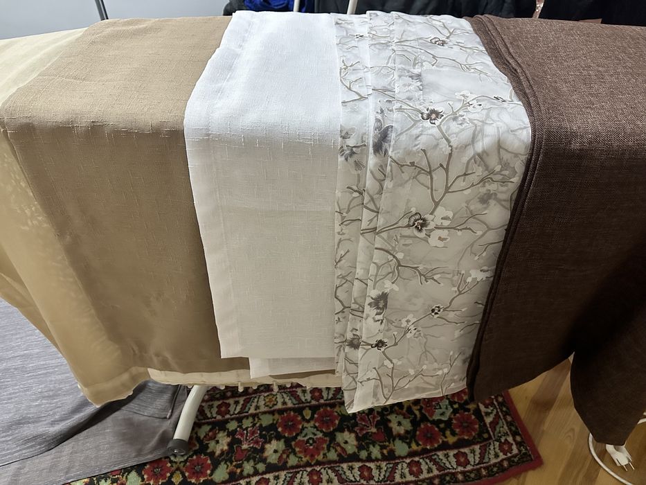 Японские шторы из ткани