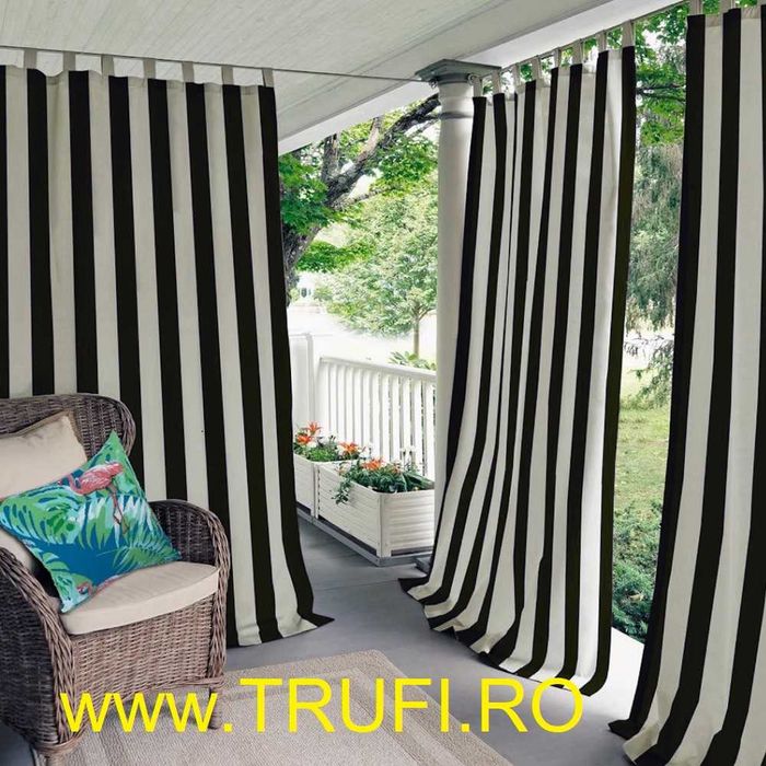 Perdele draperii la comanda, pentru exterior, foisor, terasa, balcon