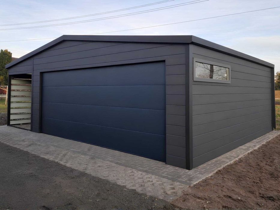 Garaj 8X6 TERMO-ULTRA + copertină ajurată - BTX9005 izolat