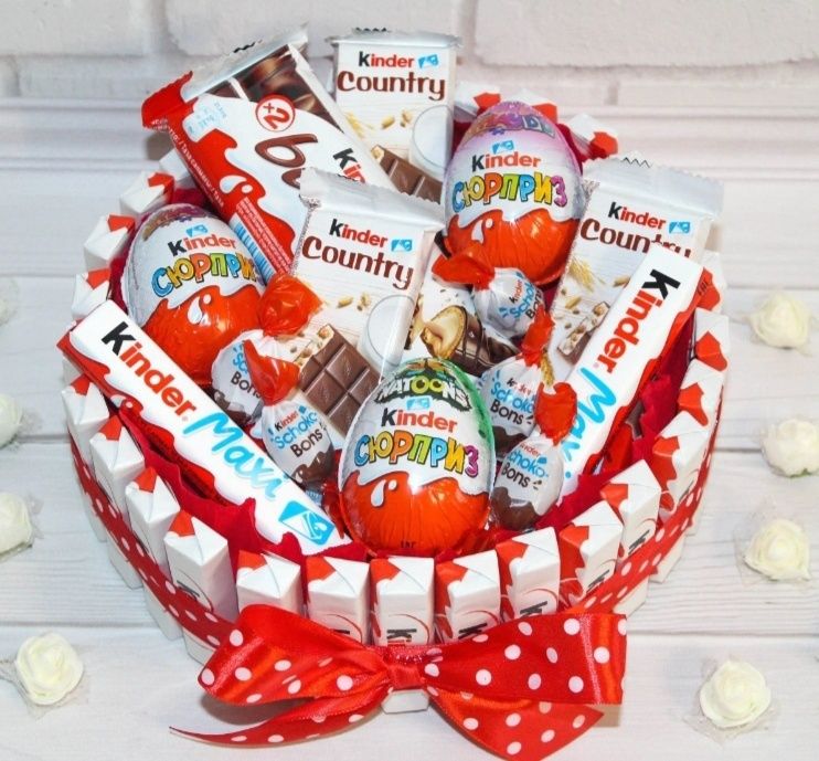 Киндер бокс әртүрлі размерде