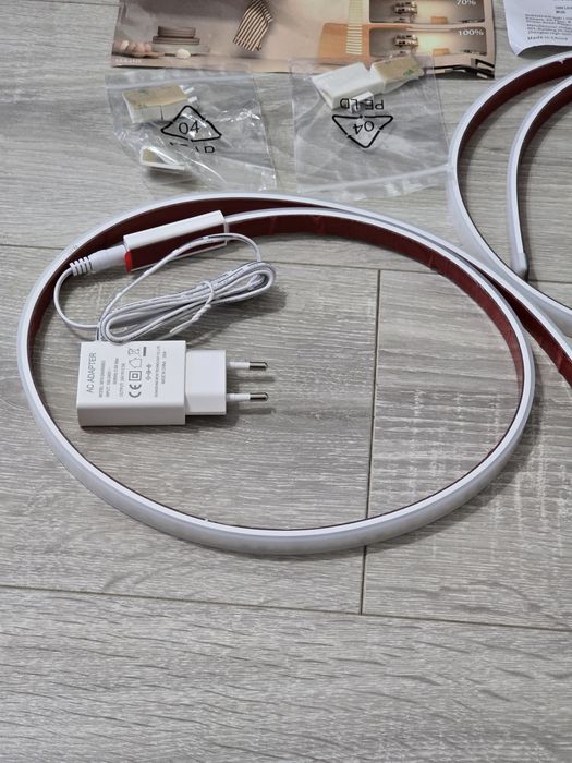 Set 2 benzi LED SIBI LIGHTING 1m sub dulap – Alb, dimabile, cu senzor