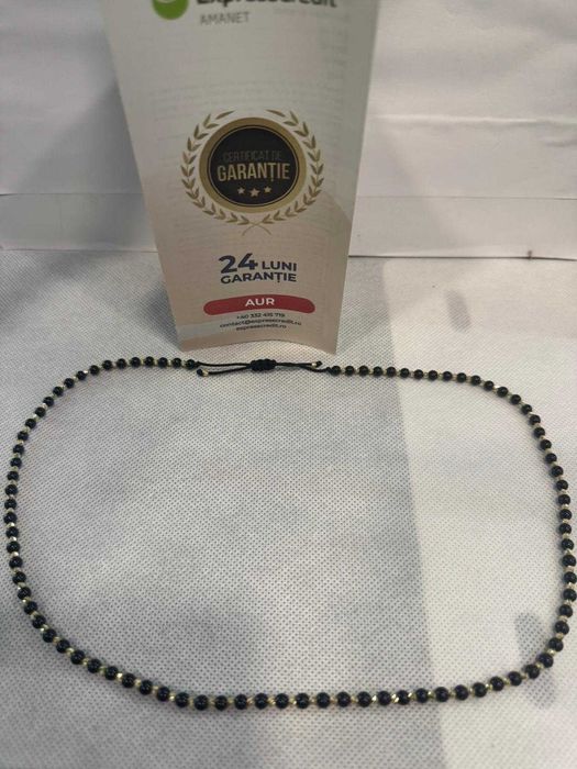 (Ag41) Colier aur 14K B6068 - Certificat de garanție!