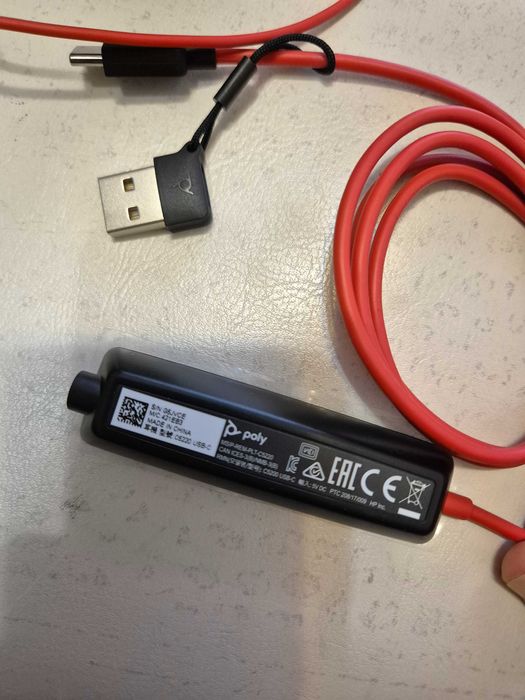 Casti Plantronics Poly C5220, usb-c, usb-a, jack 3.5mm