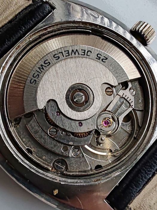 Ceas Pronto Automatic Calendar Oțel 36 mm Funcționează Impecabil!