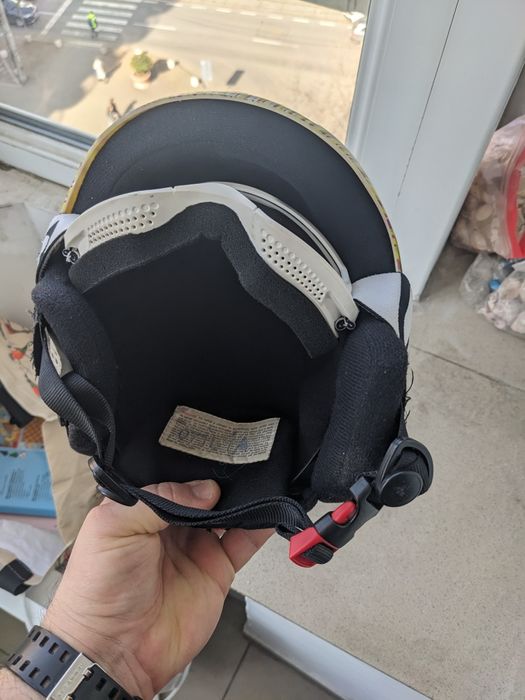 cască ski copii cu ochelari ski