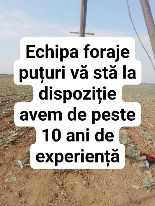 Foraje puturi piloni