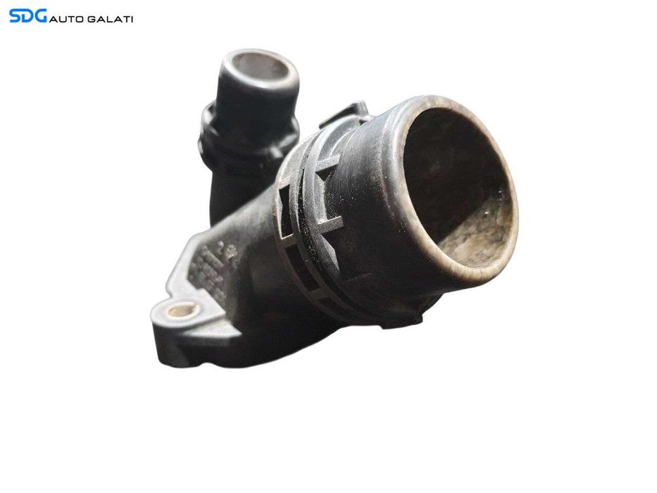 Flansa Lichid Racire Motor Termostat Apa BMW Seria 1 E81 E82 E87 E88 2.0 Diesel 2004 - 2011 Cod 108086 7800048 [N3814]