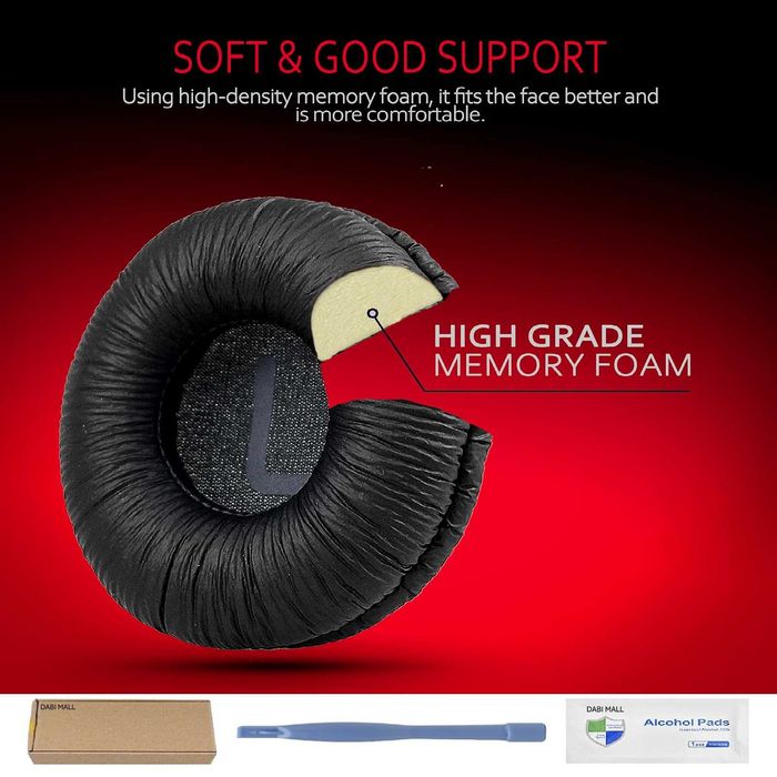 Set 2 bureti pentru casti Sony WH-CH510 / WH-CH500 - Spuma cu memorie