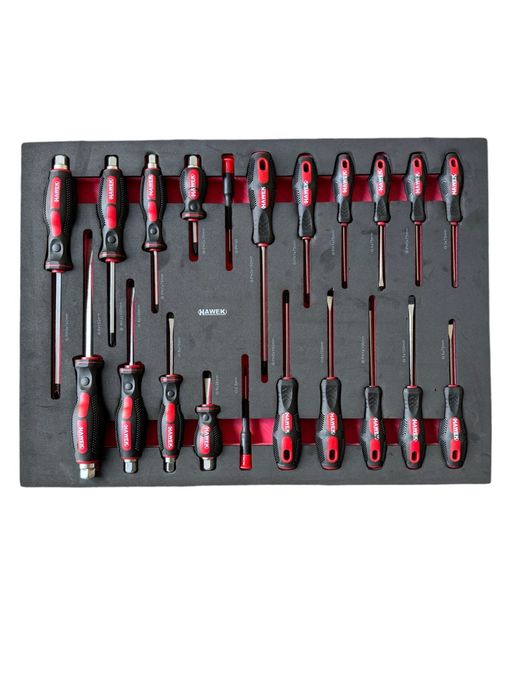 Шкаф-количка с инстументи 261 части HAWEK