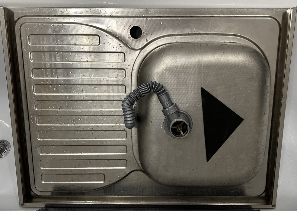 Chiuveta bucatarie, inox, 80 x 60 cm