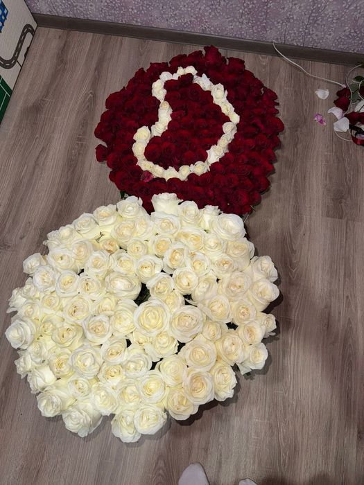 Букет цветов 101шт 201шт