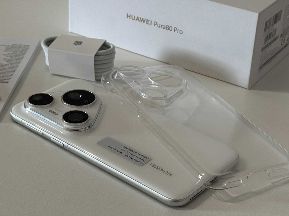 Бартер! НОВ! 36м.Гаранция! Huawei Pura 80 Pro White (Бял)