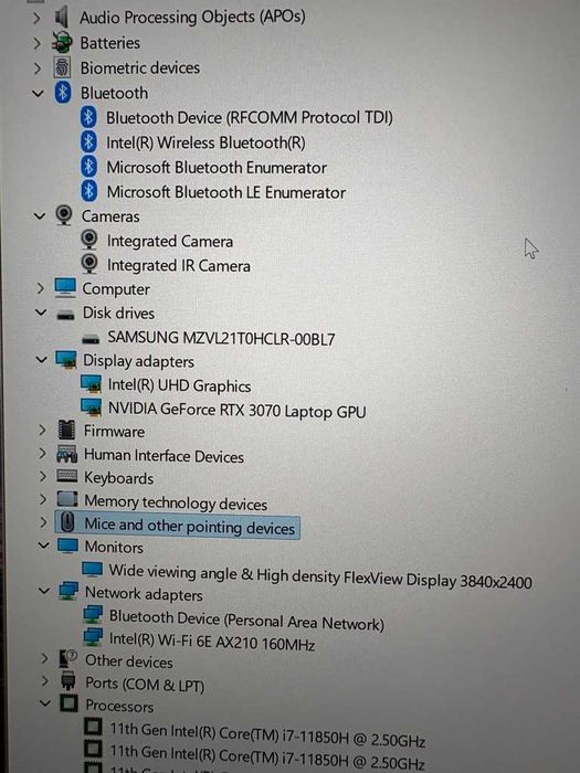 Lenovo ThinkPad P1 Gen 4  Eкран: 16”4K, 600nits, ТЪЧ. GPU: Nvidia RTX 3070 8Gb CPU: i7 11850H Охлаждане: Vapor Chamber cooling! RAM 64/1Tb NVMe SSD 5G
