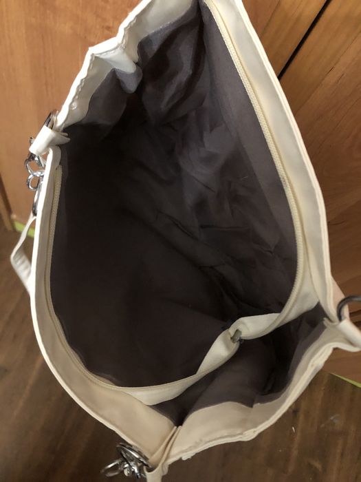 женская сумка белая