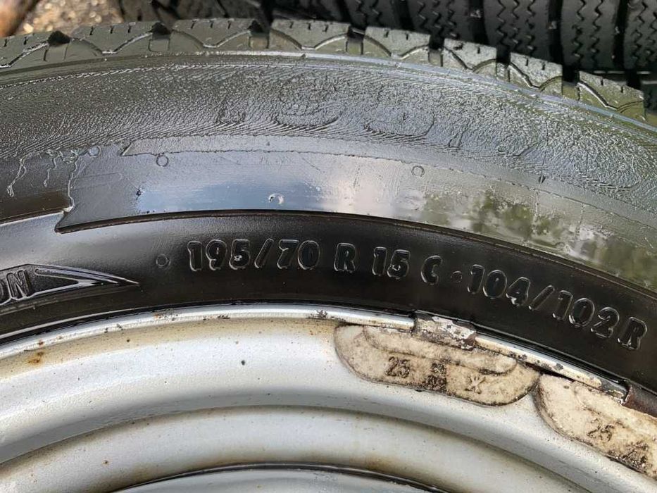 Джанти + ЗИМНИ ГУМИ 195/70/15C 15 5x160 за БУС Ford Transit(2000-2024)