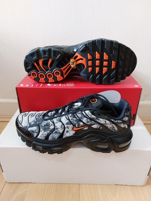 !ПРОМО! Nike Air Max Plus 'TN' Camouflage | Black/Orange | + КУТИЯ