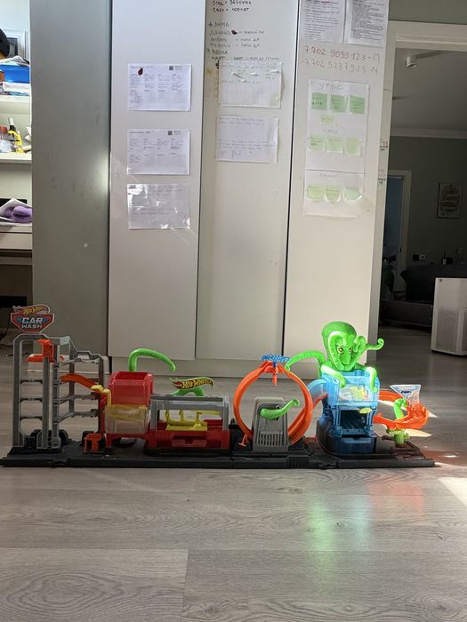 Автомойка Hot Wheels с осьминогом