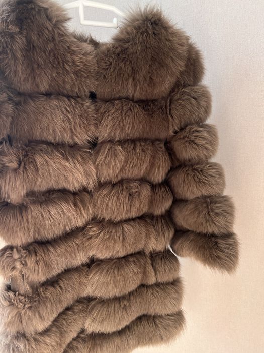 Шуба-трасформер, песец, б/у