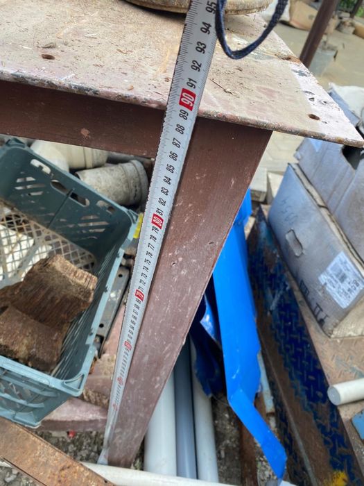 Стол железный рабочий