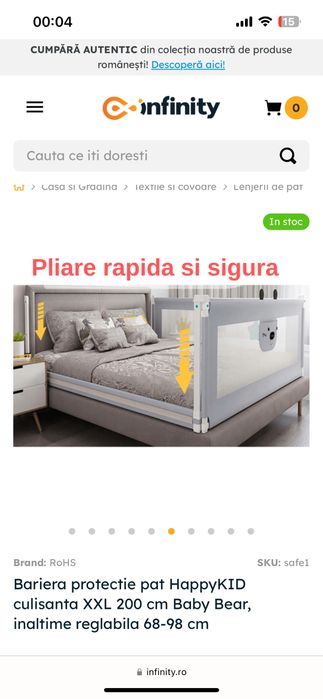 Protectie pentru pat