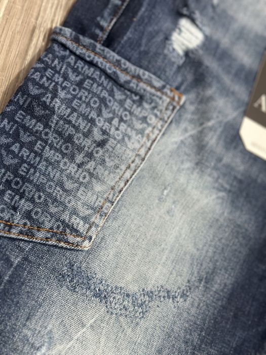 Blugi scurti armani jeans