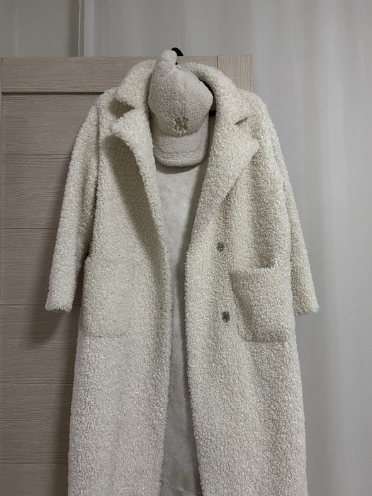 Пальто и кепка в комплекте, размер XS