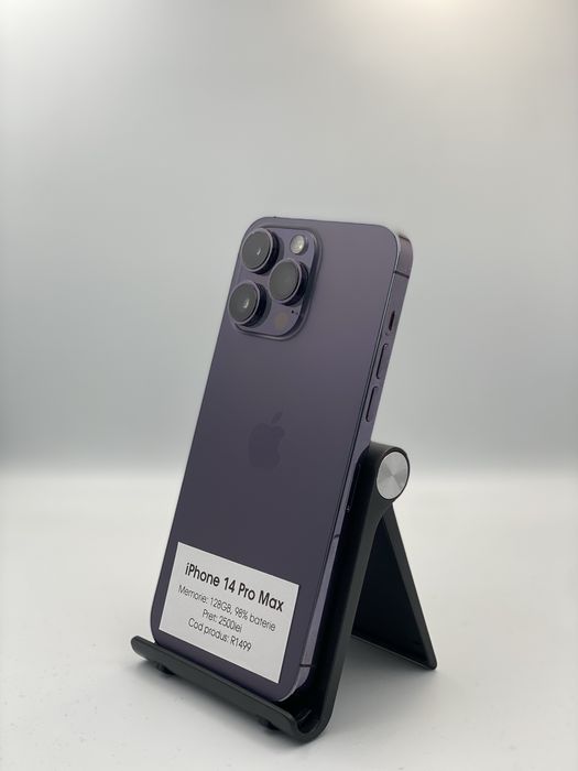 Iphone 14 Pro Max - 128GB, 98% baterie, 1 an garantie