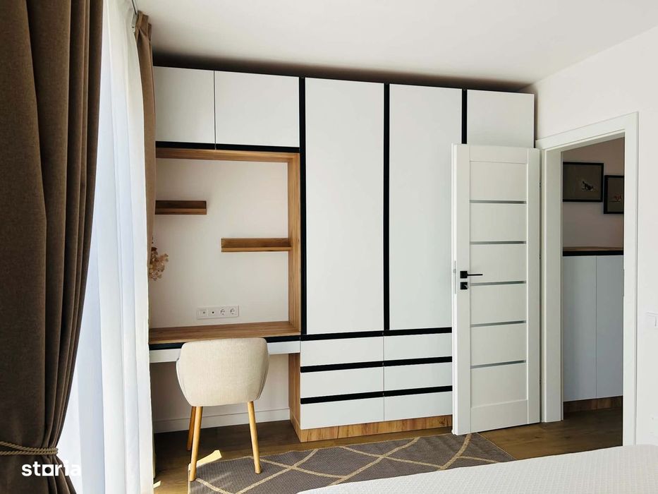 2 camere premium, prima închiriere, Între Lacuri, bloc nou + parcare