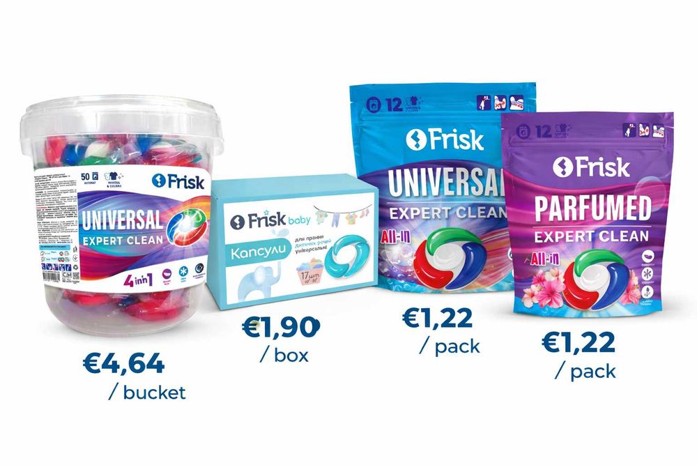 Капсули за пране 3в1 и 4в1 на едро | Производител B2B