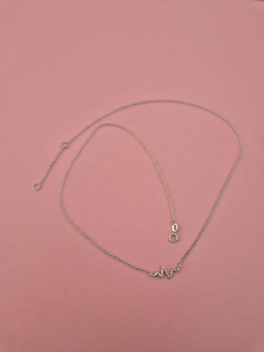 Colier Argint 925 „Heartbeat / Puls/ Ekg