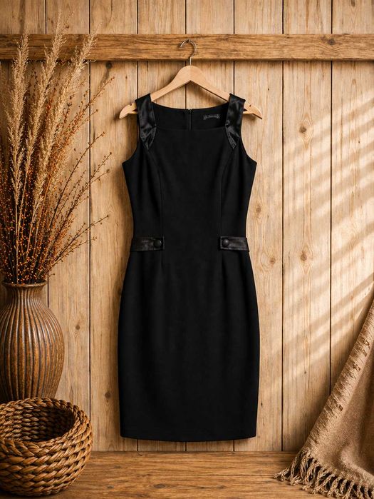 Rochie neagră elegantă L, stare excelentă