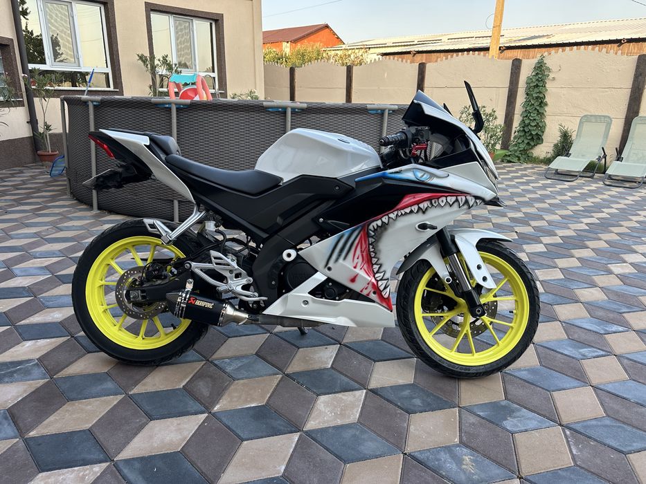 Yamaha YZF R125 custom SHARK 2020 12.000KM