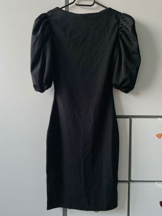 Missguided еластична черна рокля XXS/XS