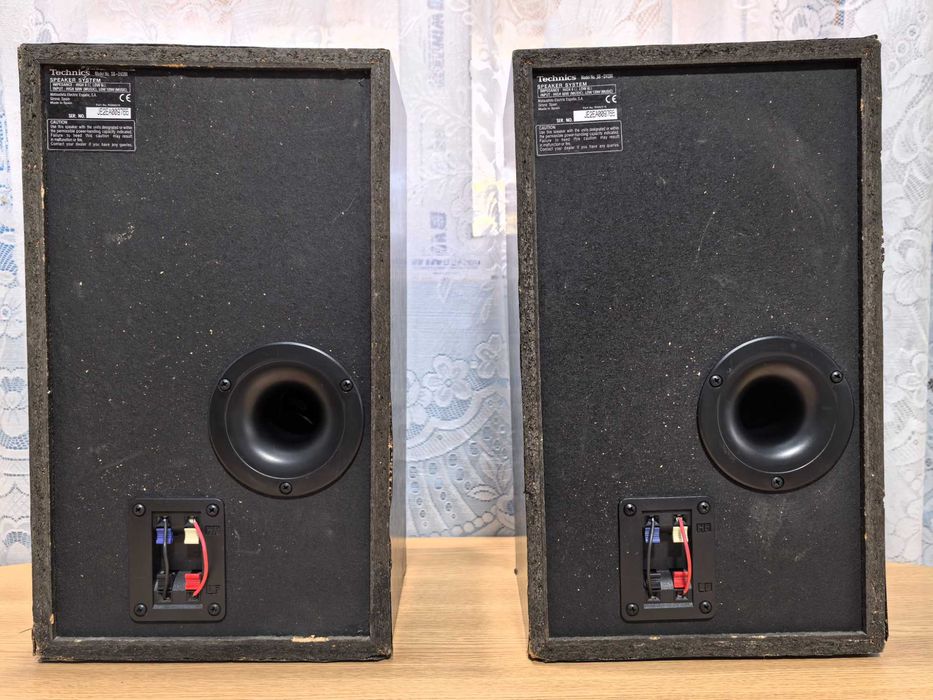 Boxe Technics,bi-wiring,sunet de cristal,cu bass profund si adanc,HI-FI