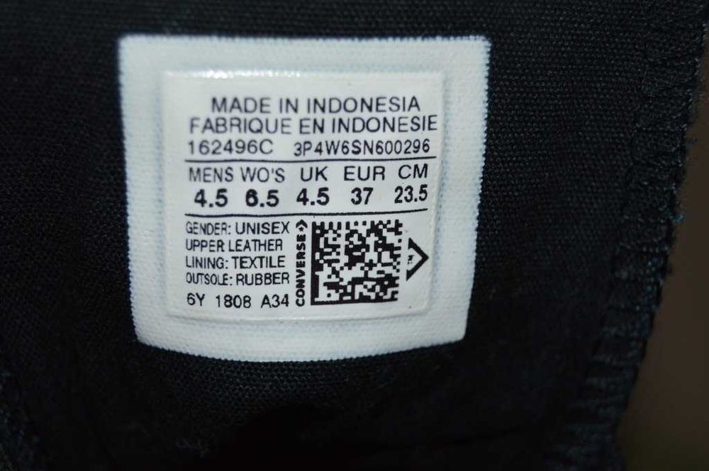 Ghete dama piele Converse Chuck Taylor All Star 37