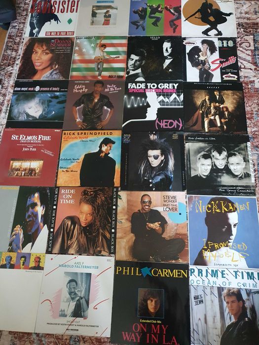 Discuri vinil maxi single Bad Boys Blue Sandra,Pet Schop Boys Michael Jackson C.C Catch Madona Erasure Europe Alphaville etc.