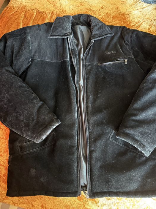 Черно, зимно мъжко яке ХL/54