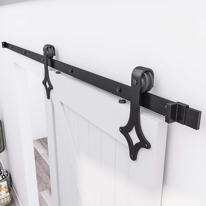 Sistem usa glisanta SKYSEN, 200 cm, otel carbon, design rombic