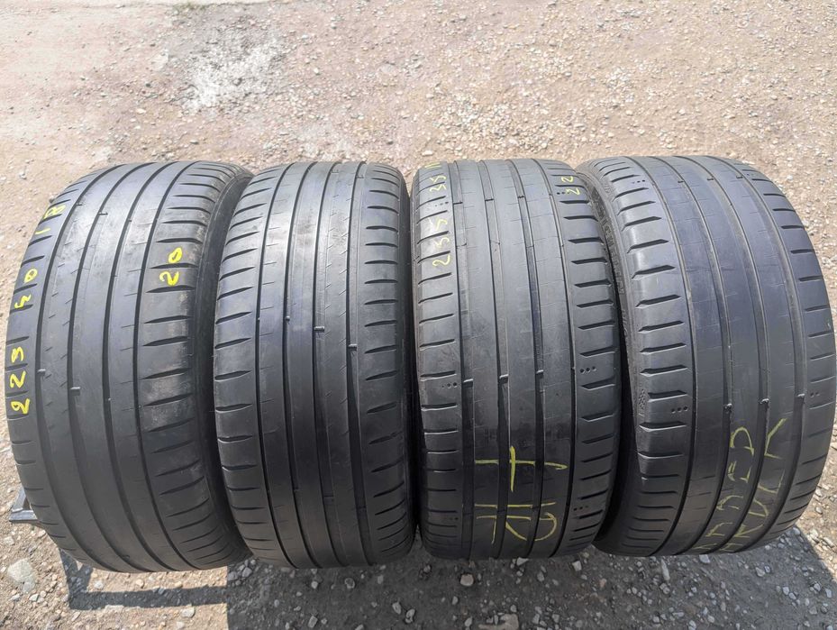 SET 4 Anvelope Vara 225/40 R18 + 255/35 R18 MICHELIN Pilot Sport 4 + Pilot Sport 5 ras