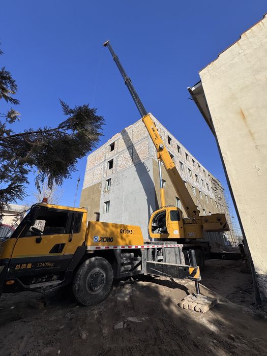 Avto kran xizmati услга авто кран 24.7 30 tonali