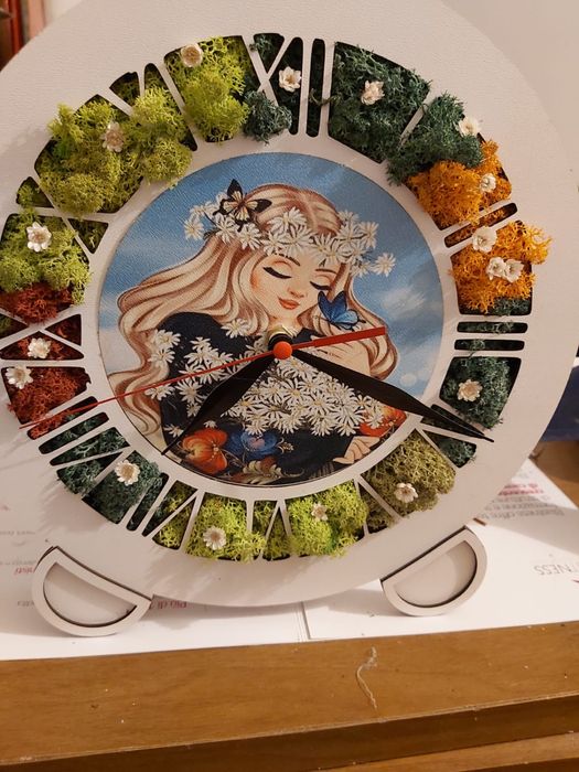 Ceasuri cu licheni.  Aranjamente din licheni