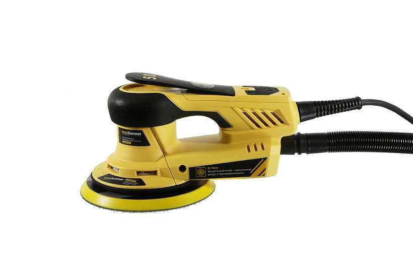 Эксцентриковая шлифовальная Hanskonner PLATINUM бесщёточная конст. эл.