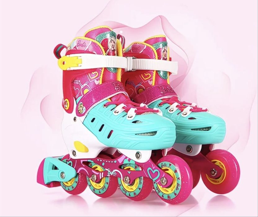 Ролики Барби розовые