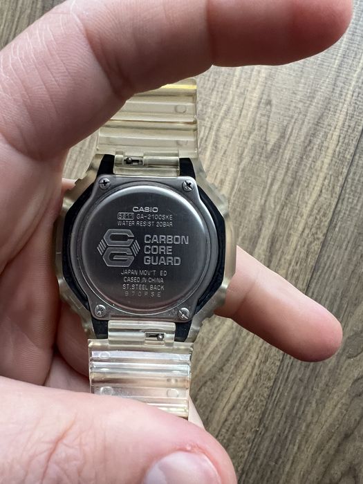Casio G-shock GA-2100SKE Carbon Core Guard