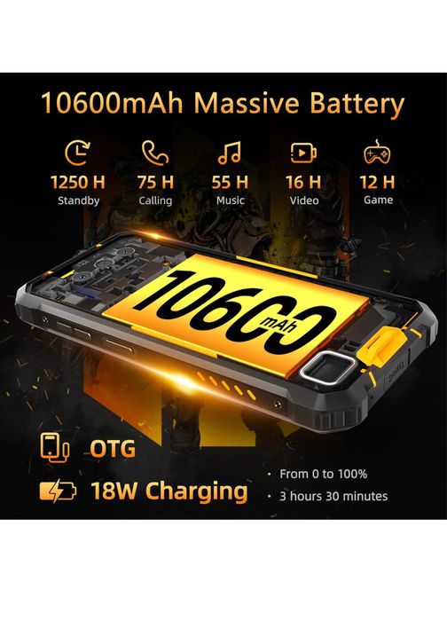 Oukitel WP23 Pro 16GB RAM + 128GB- Negru/ Nou,sigilat