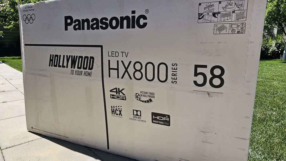 TV  LED 4K Panasonic 58" smart - ca nou
