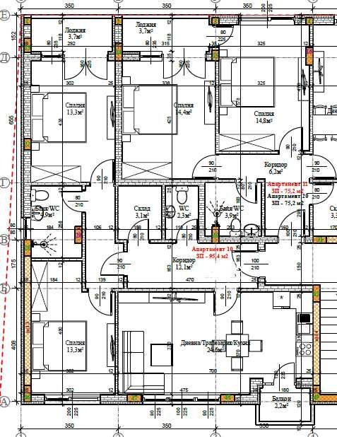 Продава се Тристаен апартамент в Русе, Здравец Изток - 109 кв.м за 1100 €/кв.м - Снимка #5