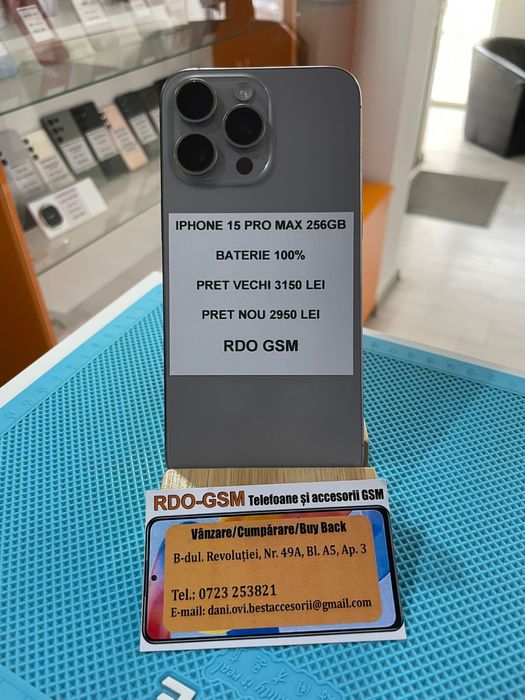 Iphone 15 Pro Max 256Gb Neverlock/Garantie