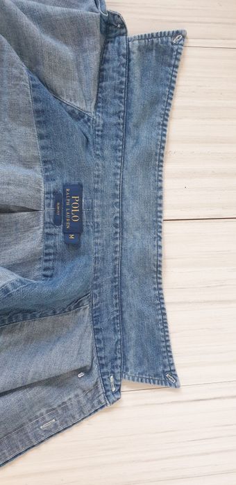 POLO Ralph Lauren Slim Fit Cotton / M ОРИГИНАЛ! Мъжка Дънкова Риза!