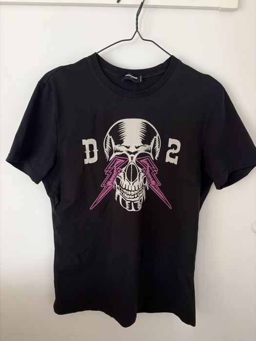 Dsquared2 Дамска Черна Тениска  М-Л